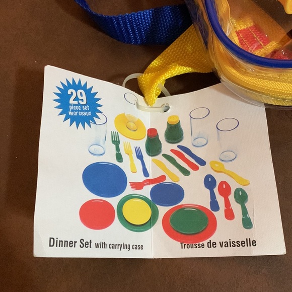 🆕 Two Clear Kid Size Backpacks filled with plastic,TOY, Kitchen play sets - Picture 5 of 9